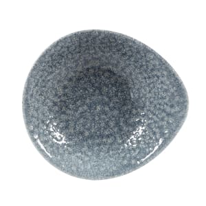 893-RKTBID61 6 oz Round Raku Bowl - Ceramic, Topaz Blue
