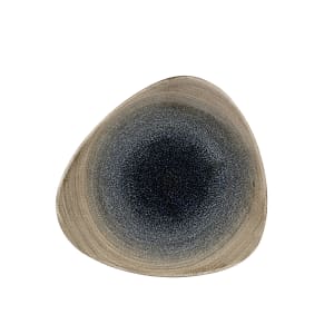 893-SABTTR91 9" Triangular Aqueous Plate - Ceramic, Bayou