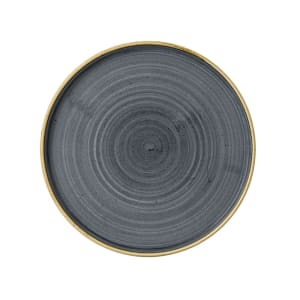 893-SBBSWP261 10 1/4" Round Stonecast® Chef's Plate - Ceramic, Blueberry