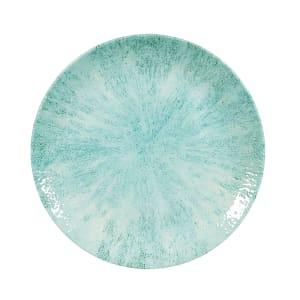 893-STAMEVP61 6 1/2" Round Studio Prints® Stone Plate - Ceramic, Aquamarine