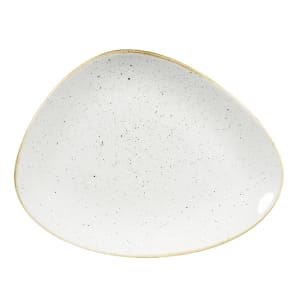 893-SWHSTC261 Triangular Stonecast® Chef's Plate - 10 3/8" x 8", Ceramic, Barley W...