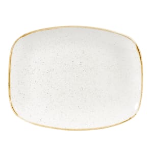 893-SWHSXP141 13 1/2" x 9 1/4" Oblong Stonecast Platter - Ceramic, Barley White