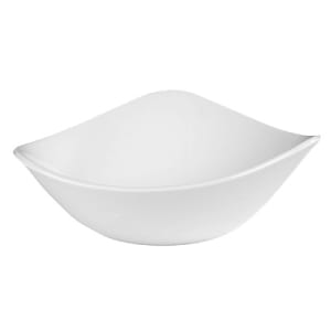 893-WHTRB61 9 oz Triangular  Lotus Bowl - Ceramic, White