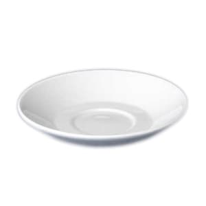 893-WHCLSS1 5 1/2" Round Cafe Saucer - Ceramic, White