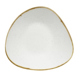 893-SWHSTB231 27 oz Triangular  Stonecast® Bowl - Ceramic, Barley White