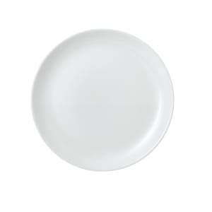 893-WHVMEV111 11 1/4" Round Vellum™ Plate - Ceramic, White
