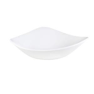 893-WHVMTRB91 21 oz Triangular  Vellum™ Bowl - Ceramic, White