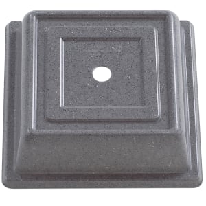 144-85SFVS191 8 5/8" Square Versa Plate Cover, Granite Gray