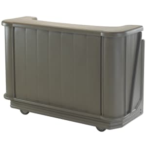 144-BAR650DX194 67 1/2" Portable Bar - Pre-Mix Drink System, CO2, Granite Sand