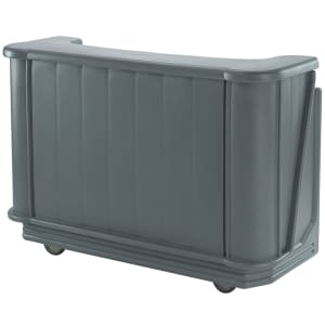 144-BAR650CP191 67 1/2" Portable Bar - Cold Plate, 80 lb Ice Sink, Granite Gray