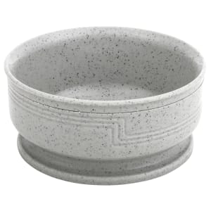 144-MDSB16480 16 9/10 oz Round Shoreline Collection Bowl - Speckled Gray