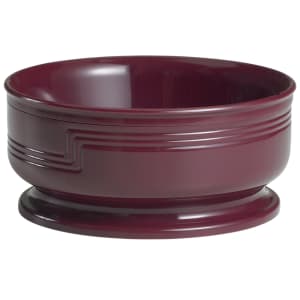 144-MDSB16487 16 9/10 oz Round Shoreline Collection Bowl - Cranberry