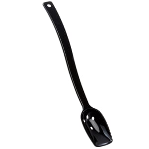 144-SPOP10CW110 10" Perforated Deli Spoon - Black