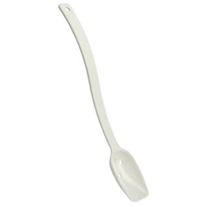 144-SPOP10CW148 10" Perforated Deli Spoon - White