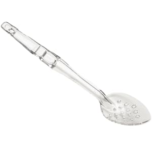 144-SPOP13CW135 13" Perforated Spoon - Clear