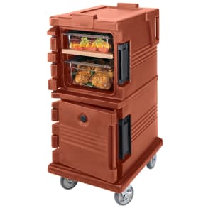144-UPC600402 Ultra Camcart® Insulated Food Carrier - 45 qt w/ (8) Pan Capacity, Red