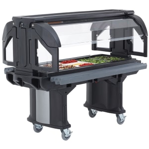 144-VBR5110 69" Versa Food Bar™ Cold Food Bar - (4) Pan Capacity, Floor Model, Black