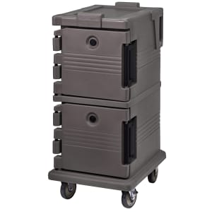 144-UPC600194 Ultra Camcart® Insulated Food Carrier - 45 qt w/ (8) Pan Capacity, Granite Sand