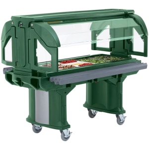 144-VBRLHD5519 52 9/32" Versa Food Bar™ Cold Food Bar - (4) Pan Capacity, Floor Model, Kentucky Green