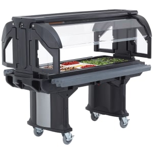 144-VBRLHD5110 52 9/32" Versa Food Bar™ Cold Food Bar - (4) Pan Capacity, Floor Model, Black