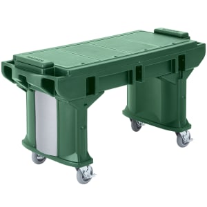 144-VBRTHD6519 65 1/8" Versa Food Bar™  Cold Food Bar - (5) Pan Capacity, Floor Model, Kentucky Green