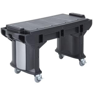 144-VBRTLHD5110 52 9/32" Versa Food Bar™ Cold Food Bar - (4) Pan Capacity, Floor Model, Black