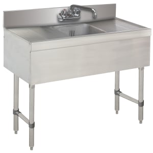 161-SLB31C 36" 1 Compartment Sink w/ 10"L x 14"W Bowl, 10" Deep