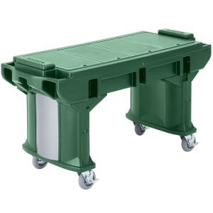 144-VBRTLHD6519 65 1/8" Versa Food Bar™  Cold Food Bar - (5) Pan Capacity, Floor Model, Kentucky Green