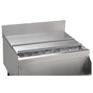 161-SSC12 Ice Bin Sliding Cover for 12" Unit, Stainless