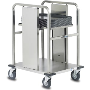 171-DXIDT1S1520 Open Mobile Tray Dispenser w/ 100 Tray Capacity, 15" x 20"
