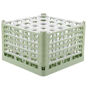 175-527381 Signature Glass Rack w/ (25) Compartments - Green