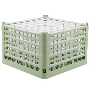 175-527401 Signature Glass Rack w/ (49) Compartments - Green