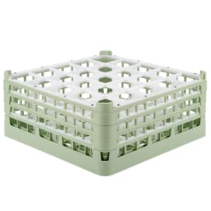 175-527751 Signature Glass Rack w/ (25) Compartments - Green