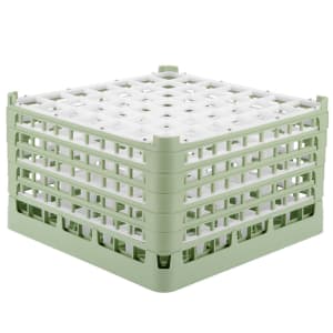 175-527891 Signature Glass Rack w/ (49) Compartments - Green