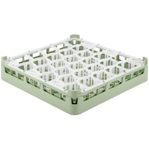 175-528111 Signature Lemon Drop™ Glass Rack w/ (30) Compartments - Green