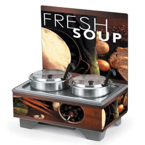175-720202002 Full Size Soup Merchandiser Base - Tuscan, 7 qt Accessories, 120v