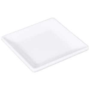 701-D55SQW 5" Square Melamine Plate, White