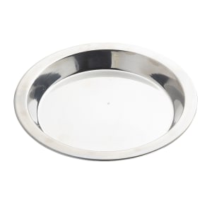 229-10548 10 1/8" Round Pie Pan - Stainless Steel