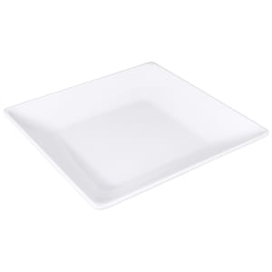 701-D1313SQW 13" Square Melamine Dinner Plate, White