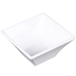 701-DB4SQW 6 oz Square Melamine Bowl, White