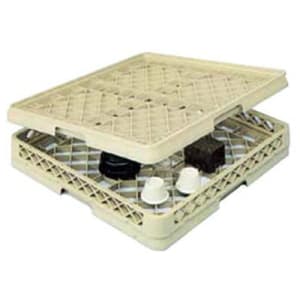 175-TR13BBB Traex® Glass Rack w/ (25) Compartments - (3) Extenders, Beige