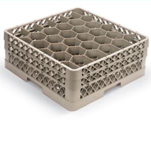 175-TR18JJ Traex® Full Size Rack Max® Glass Rack w/ (12) Compartments - (2) Extenders, Beige