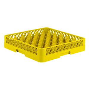 175-TR708 Rack-Master Glass Rack w/ (36) Compartments - Yellow