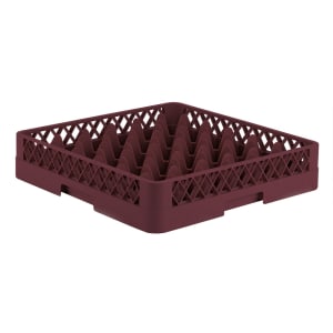 175-TR721 Rack-Master Glass Rack w/ (36) Compartments - Burgundy