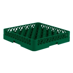 175-TR719 Rack-Master Glass Rack w/ (36) Compartments - Green