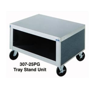 212-30725SS 32" Tray Stand Unit w/ Stainless Top & Body, 6" Legs, Adjustable Feet