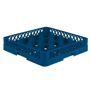 175-TR844 Rack-Master Glass Rack w/ (16) Compartments - Royal Blue