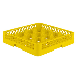 175-TR808 Rack-Master Glass Rack w/ (16) Compartments - Yellow