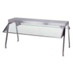 212-8371SN Buffet Shelf w/ 1 Sneeze Guard, 1/4" Acrylic End Guard, 44 3/8" x 10 1/2" x 20"
