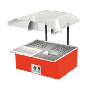 212-TAH2BC120 30 3/8" Table Top Beef Unit w/ Au Jus & Spillage Pan, Carving Board, 120v
